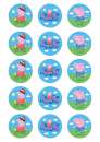 Peppa Pig Edible Cupcake Images